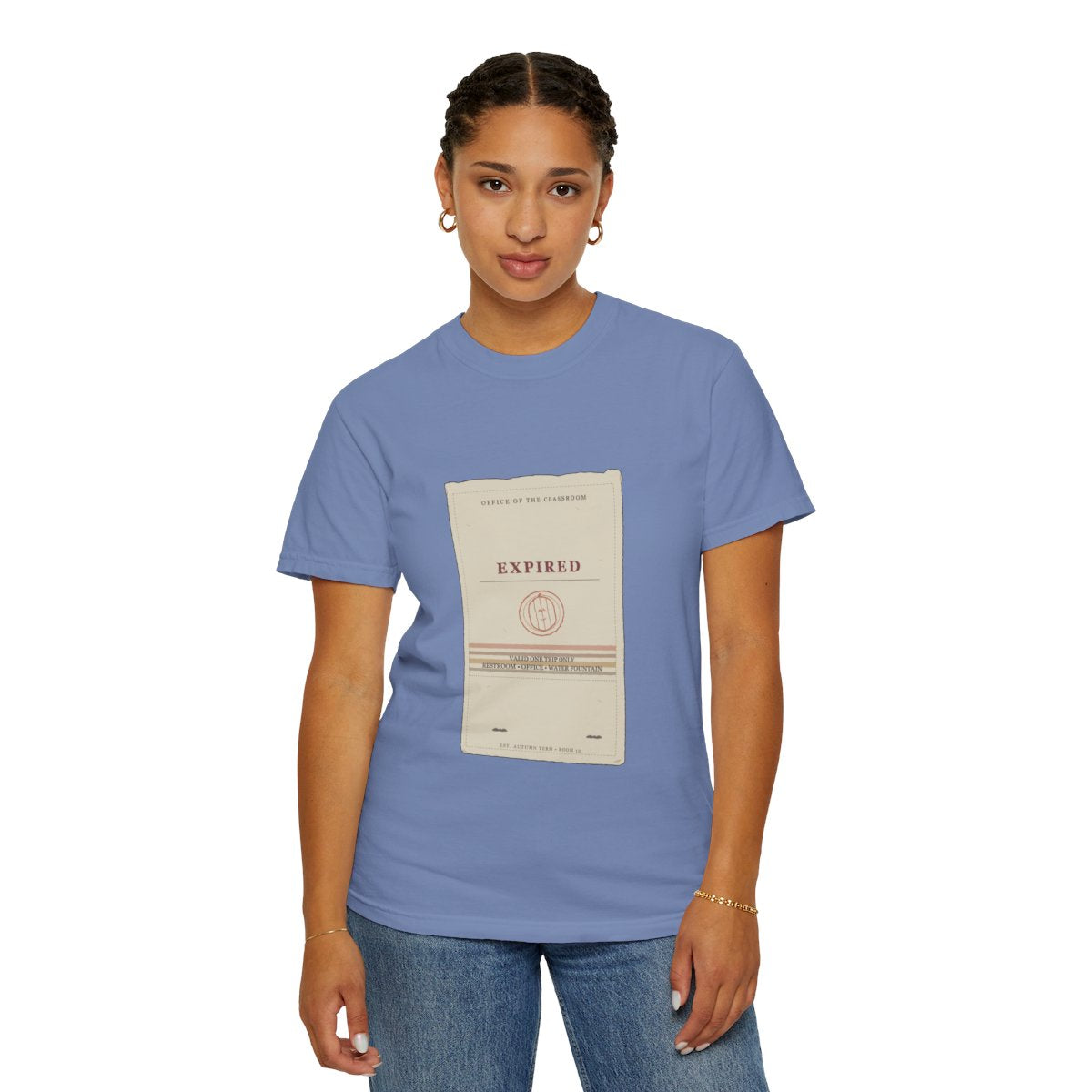 Hall Pass Expired 1987 Tee - Washed Denim