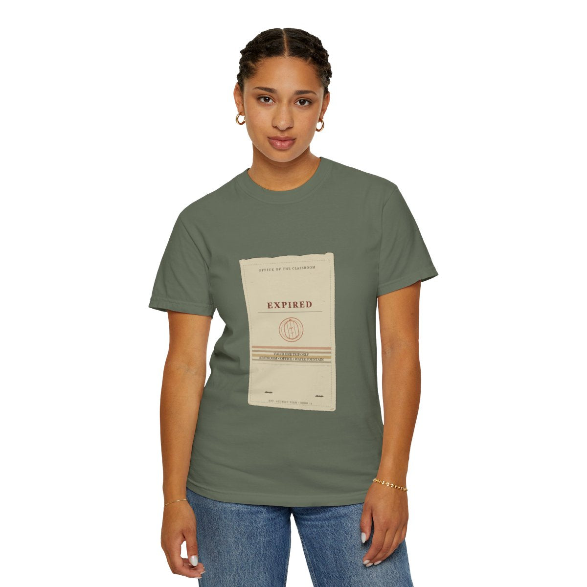 Hall Pass Expired 1987 Tee - Moss