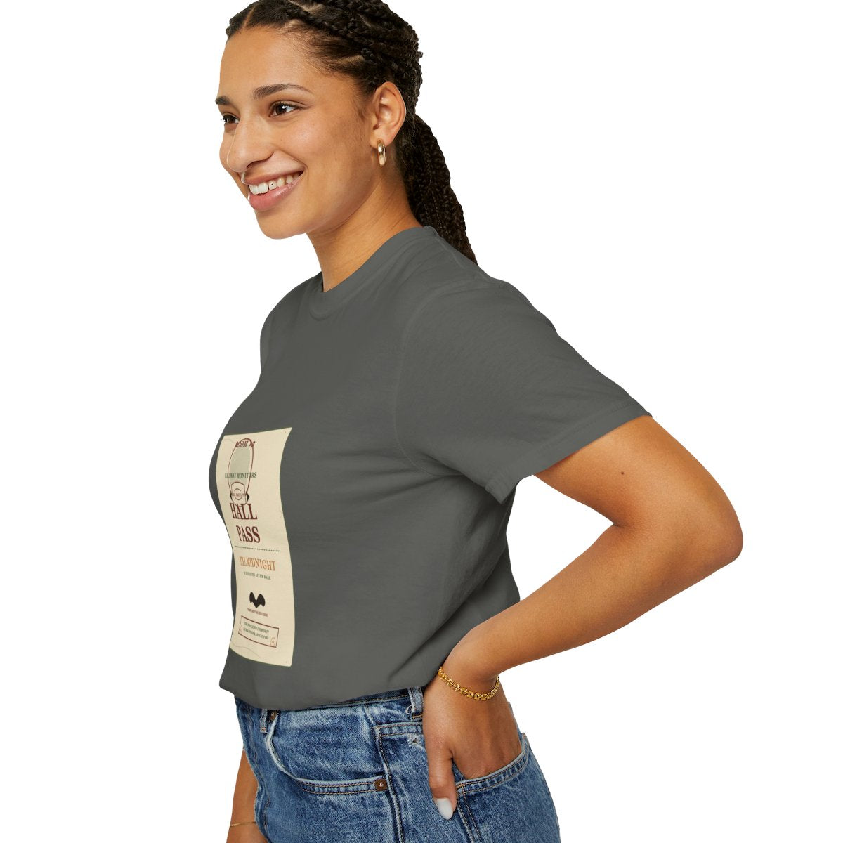 Hall Pass Till Midnight Tee - Pepper
