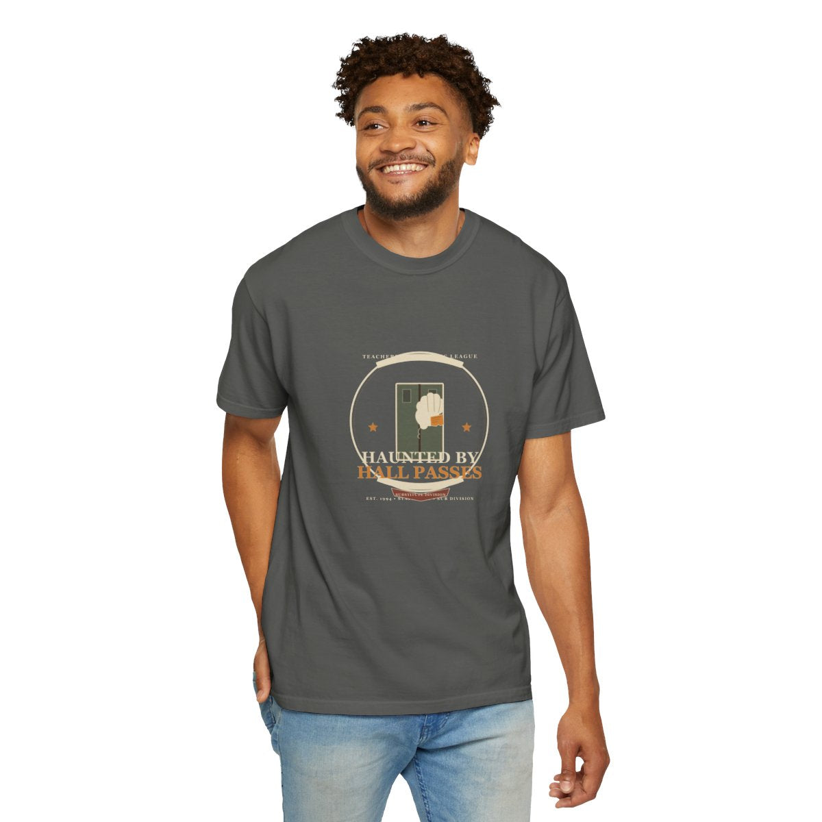 Haunted By Hall Passes Tee - Pepper