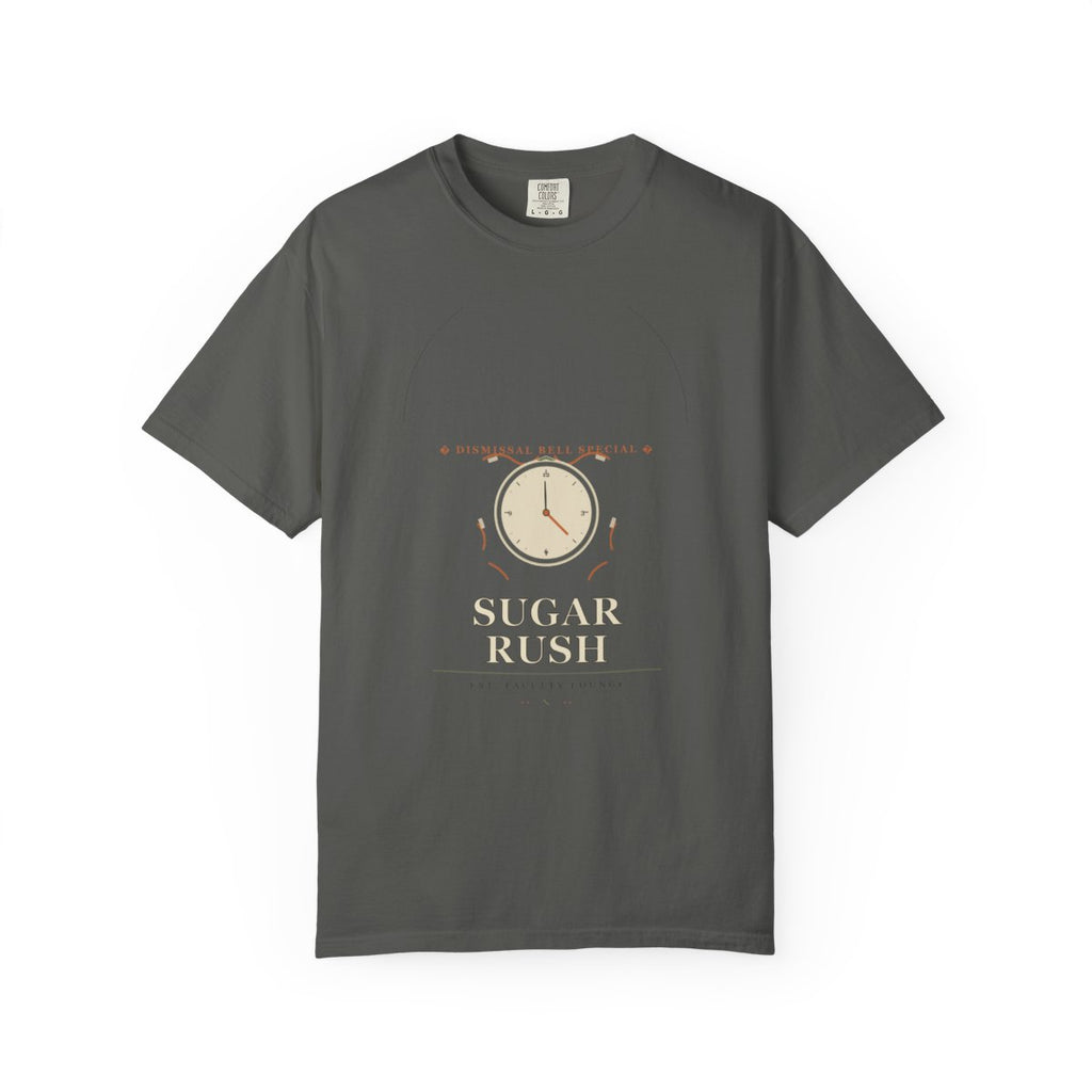 Last Period Sugar Rush Tee flat front in Pepper