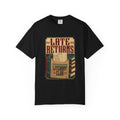 Late Returns Literary Club Tee in Black