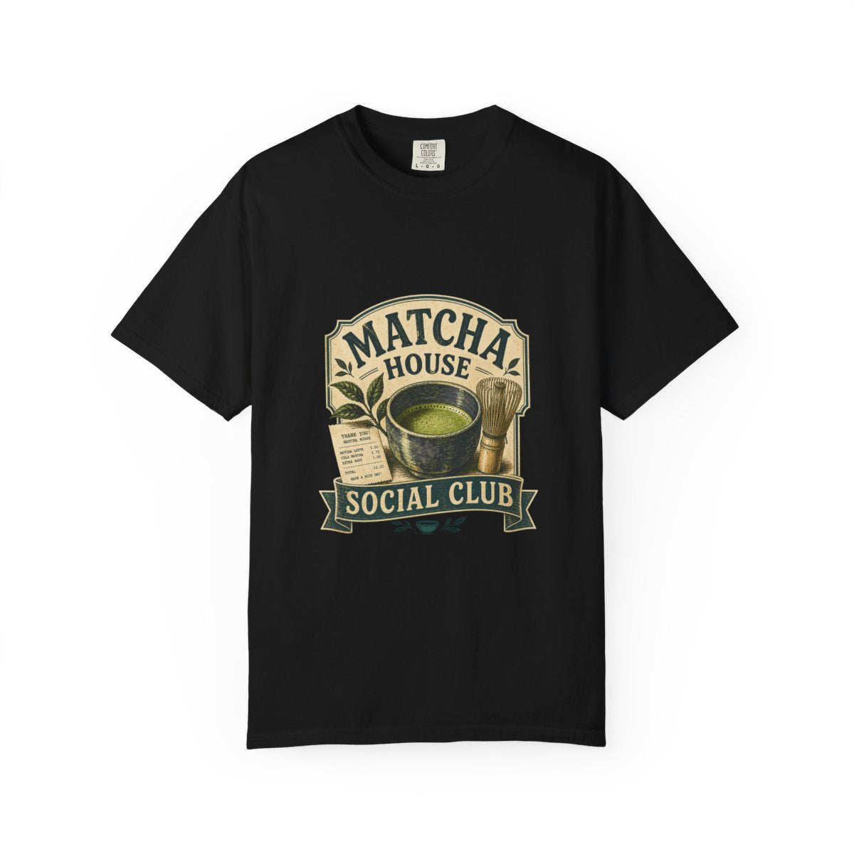 Matcha House Social Club Tee in Black