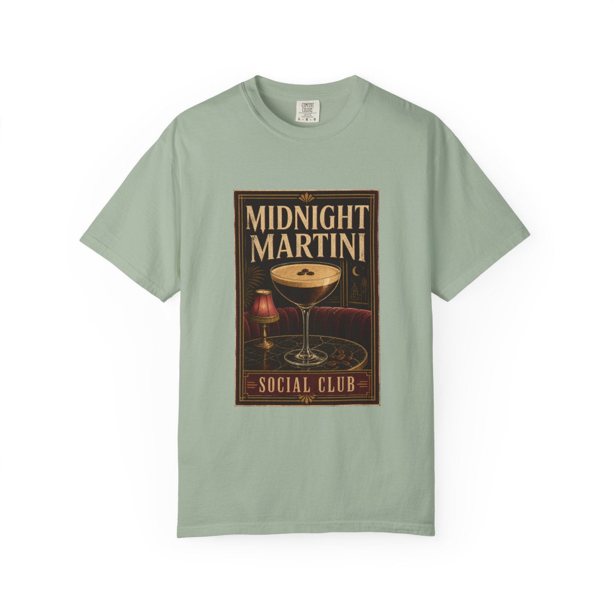Midnight Martini Social Club Tee in Bay