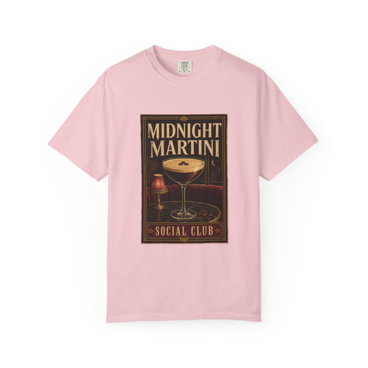 Midnight Martini Social Club Tee in Blossom