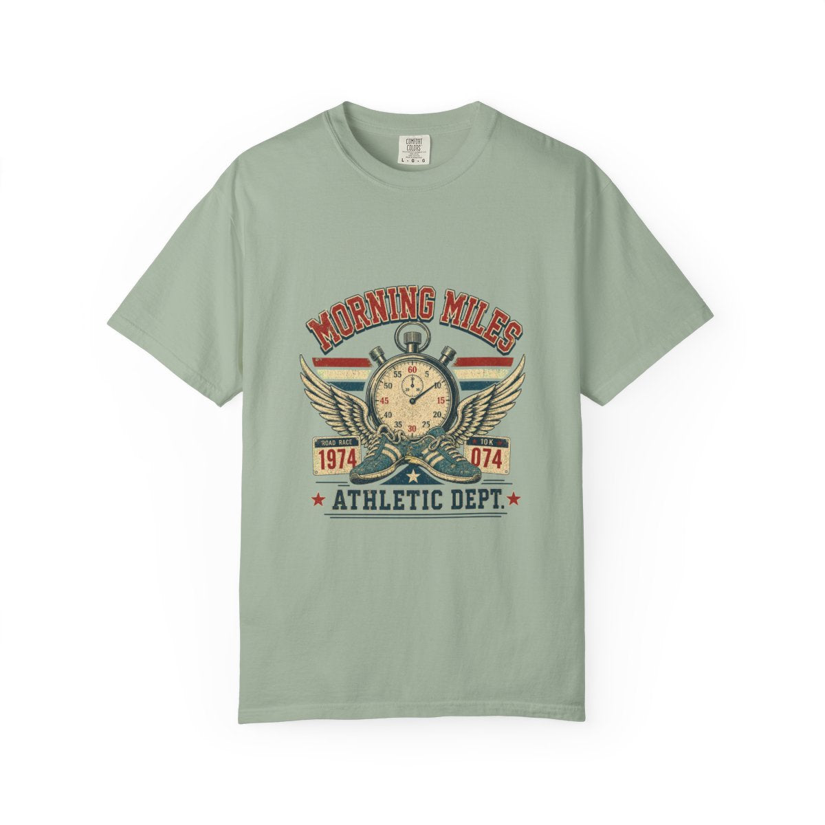 Morning Miles Athletic Dept Tee in Bay