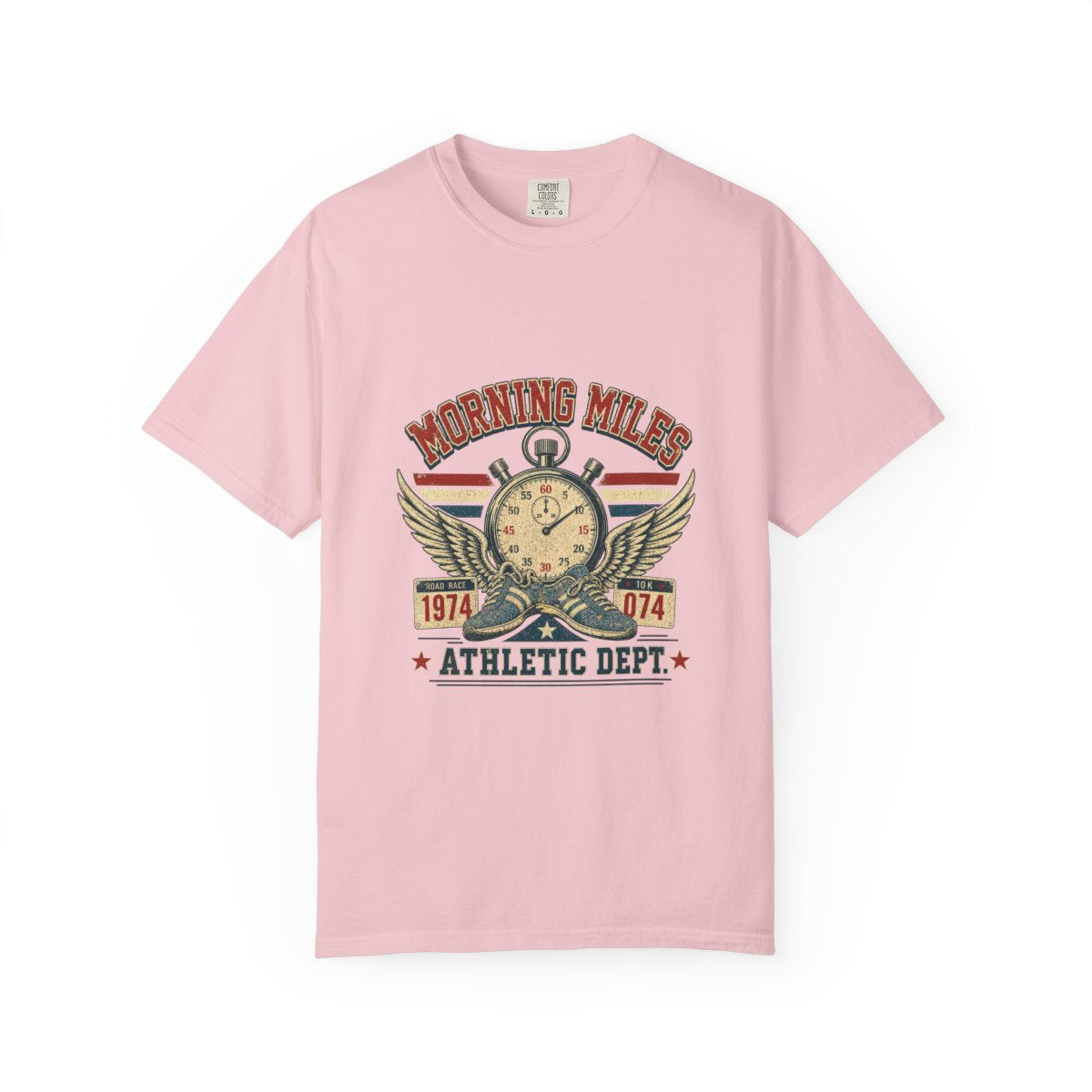 Morning Miles Athletic Dept Tee in Blossom