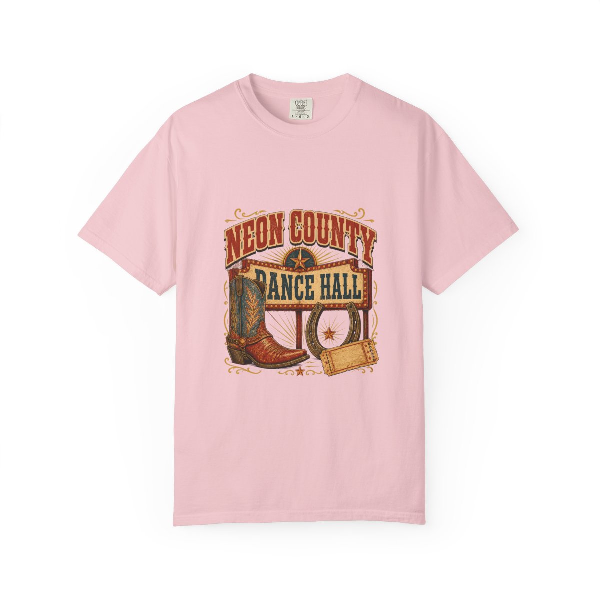 Neon County Dance Hall Tee in Blossom