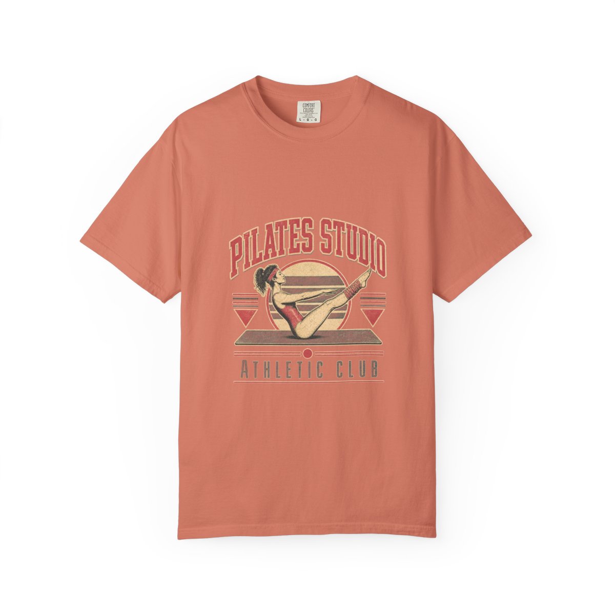 Pilates Studio Athletic Club Tee in Terracotta