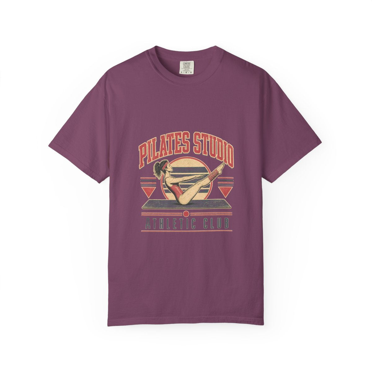 Pilates Studio Athletic Club Tee in Berry