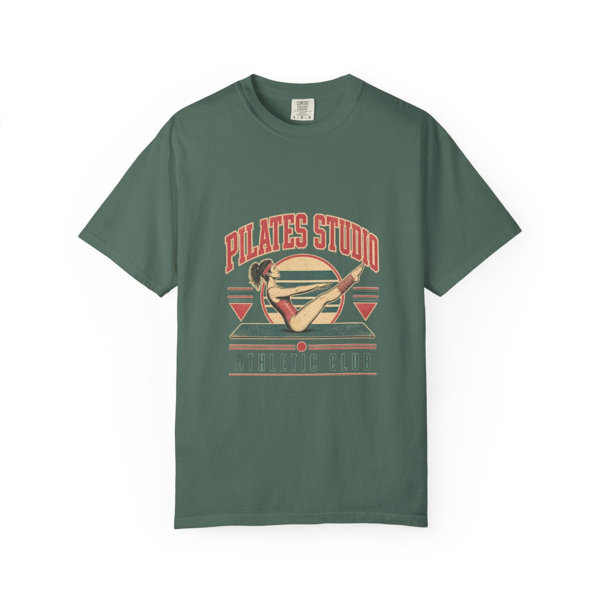 Pilates Studio Athletic Club Tee in Blue Spruce
