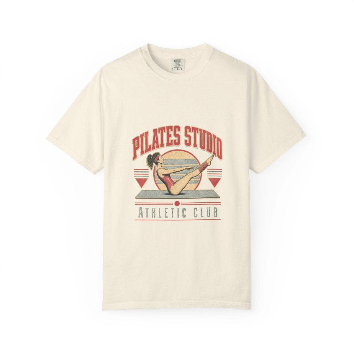 Pilates Studio Athletic Club Tee in Ivory