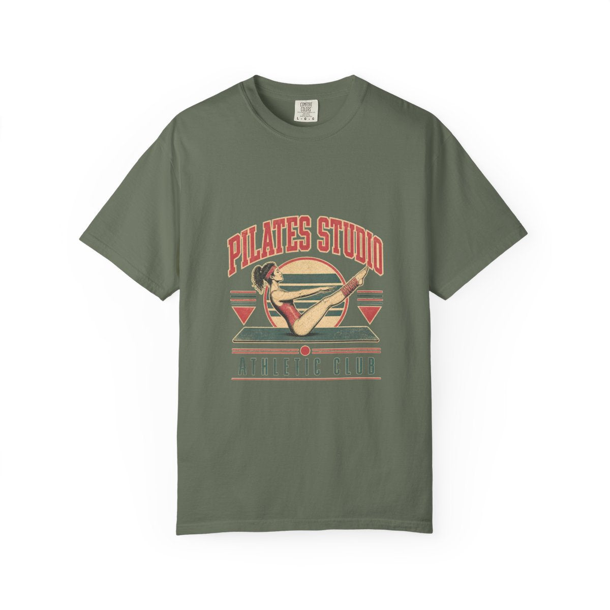 Pilates Studio Athletic Club Tee in Moss