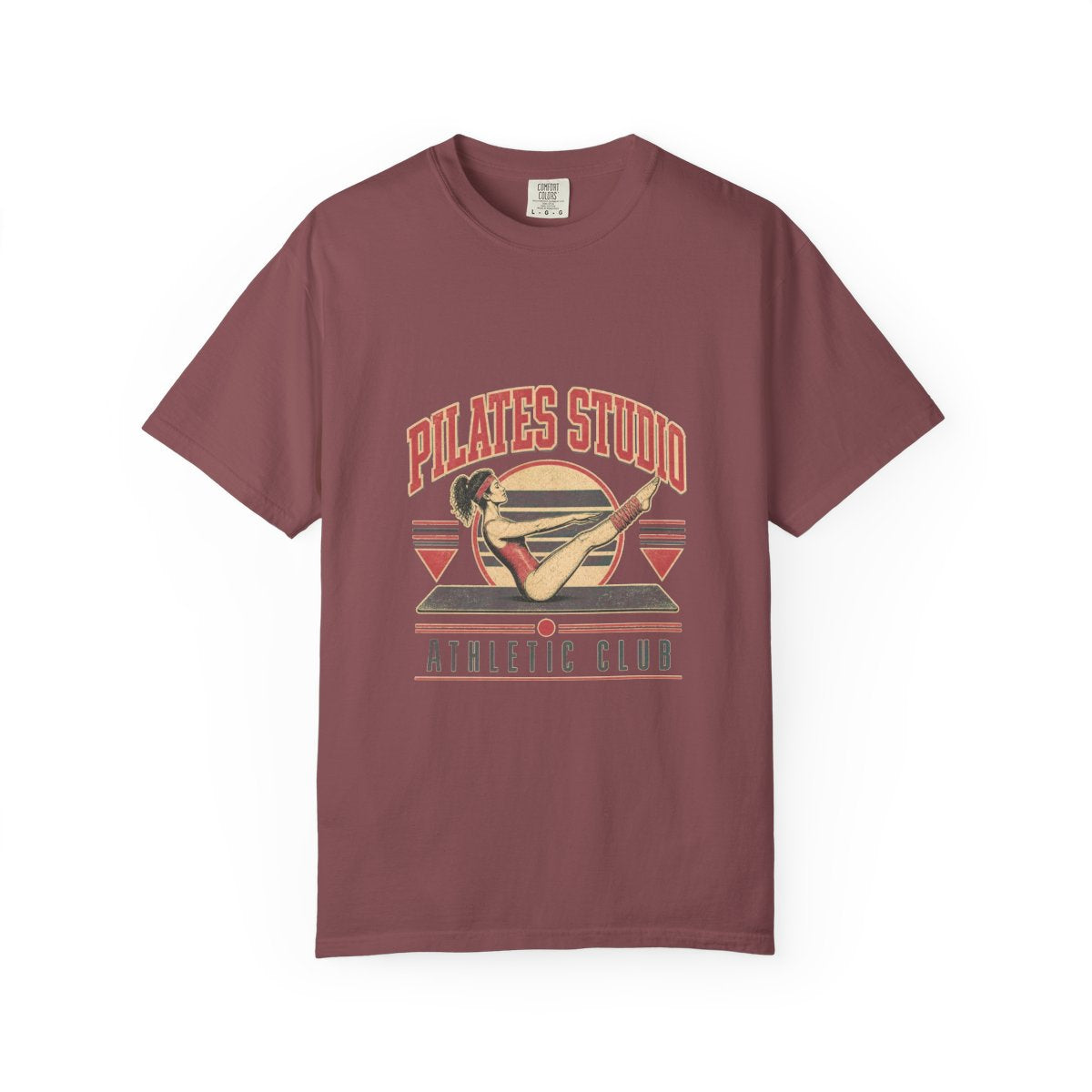Pilates Studio Athletic Club Tee in Brick