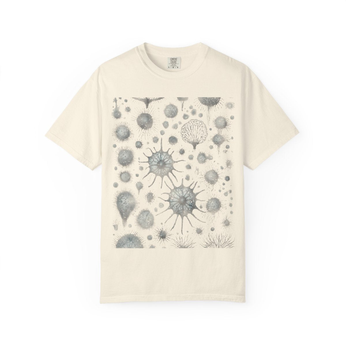 Radiolaria, Plate 71 Tee flat front in Ivory