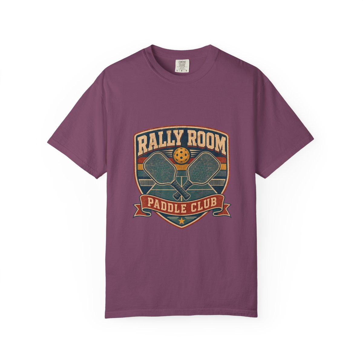 Rally Room Paddle Club Tee in Berry