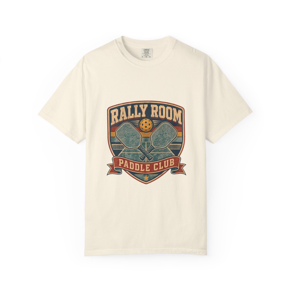 Rally Room Paddle Club Tee in Ivory