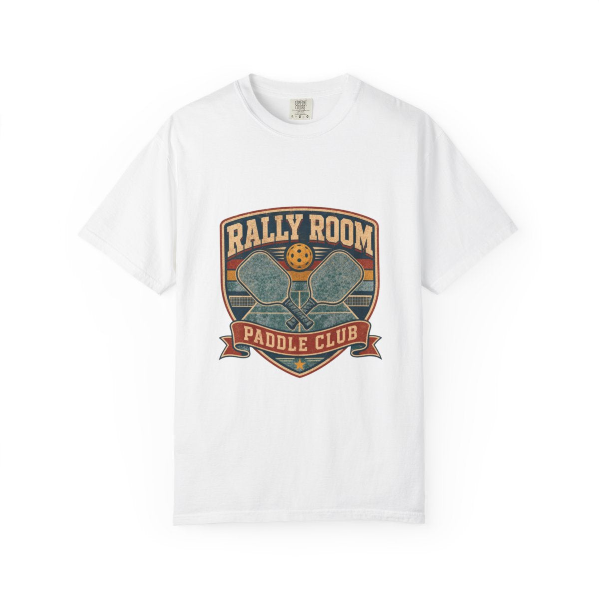 Rally Room Paddle Club Tee in White