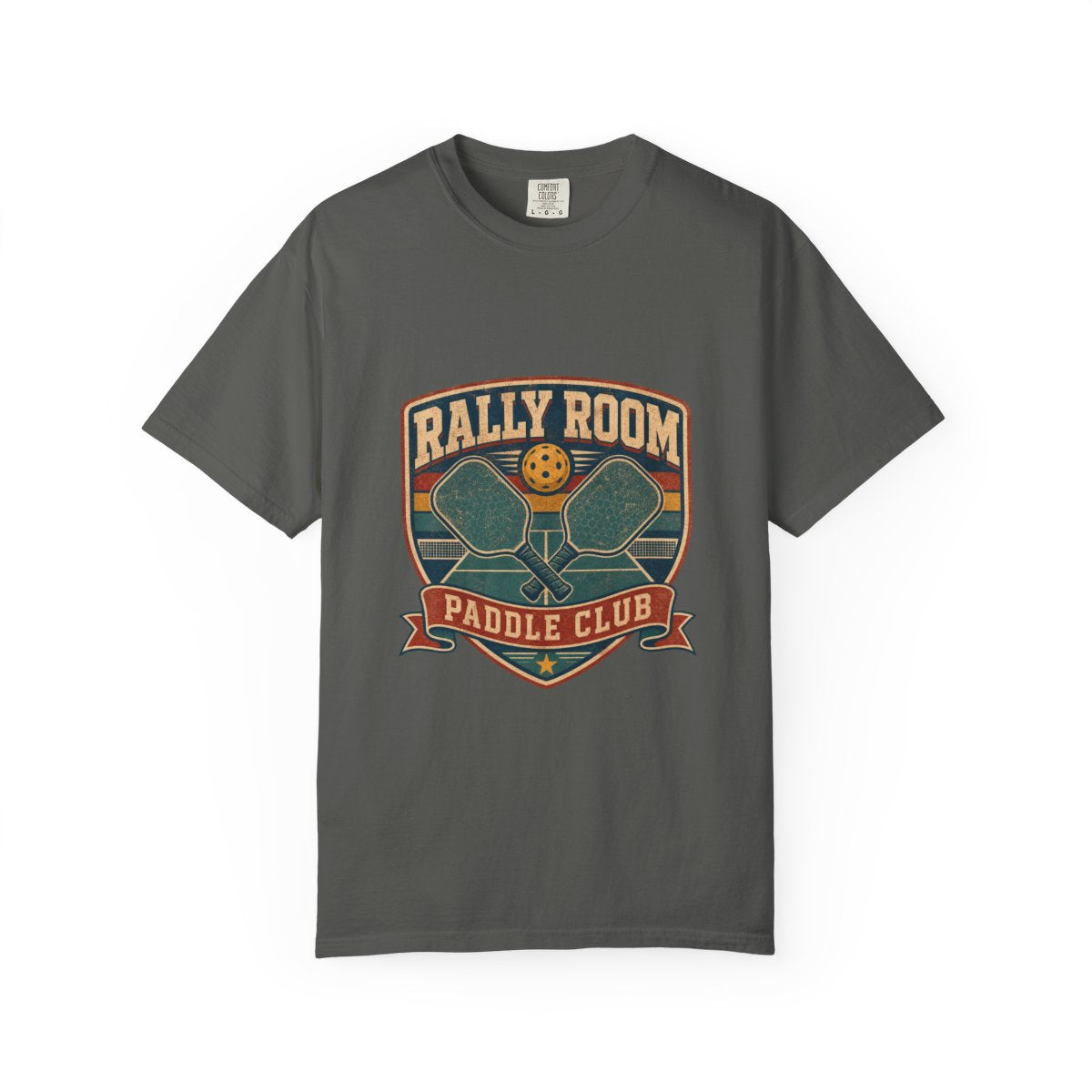 Rally Room Paddle Club Tee in Pepper