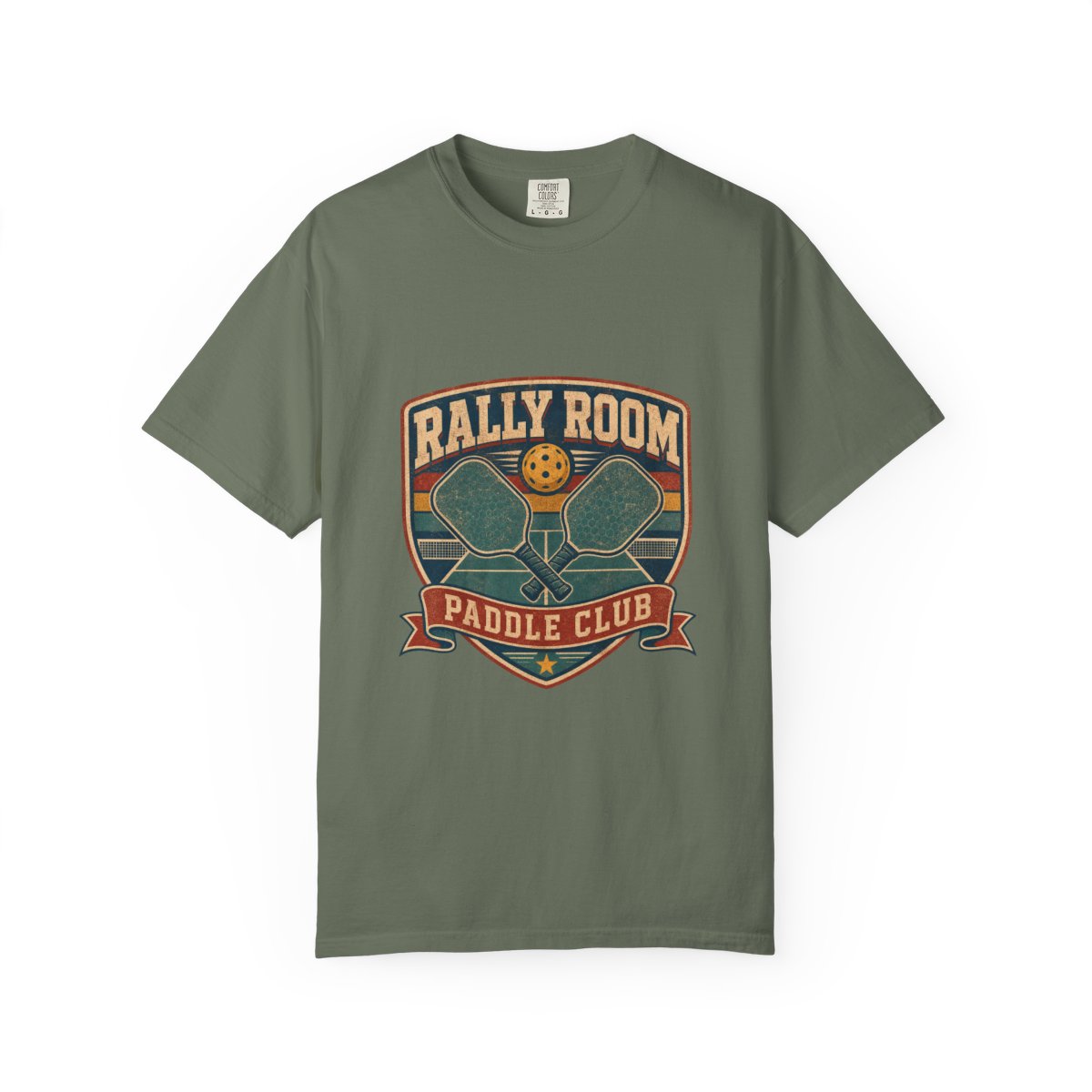 Rally Room Paddle Club Tee in Moss