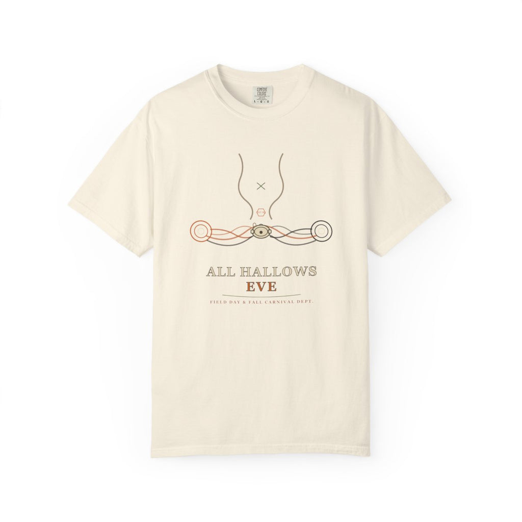 Recess Duty, All Hallows Eve Tee flat front in Ivory