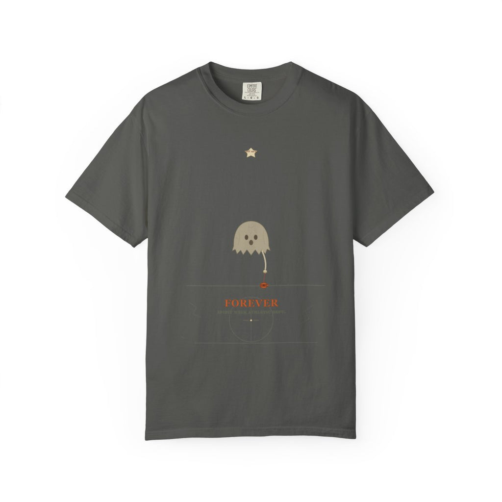 Recess Duty, Forever Tee flat front in Pepper