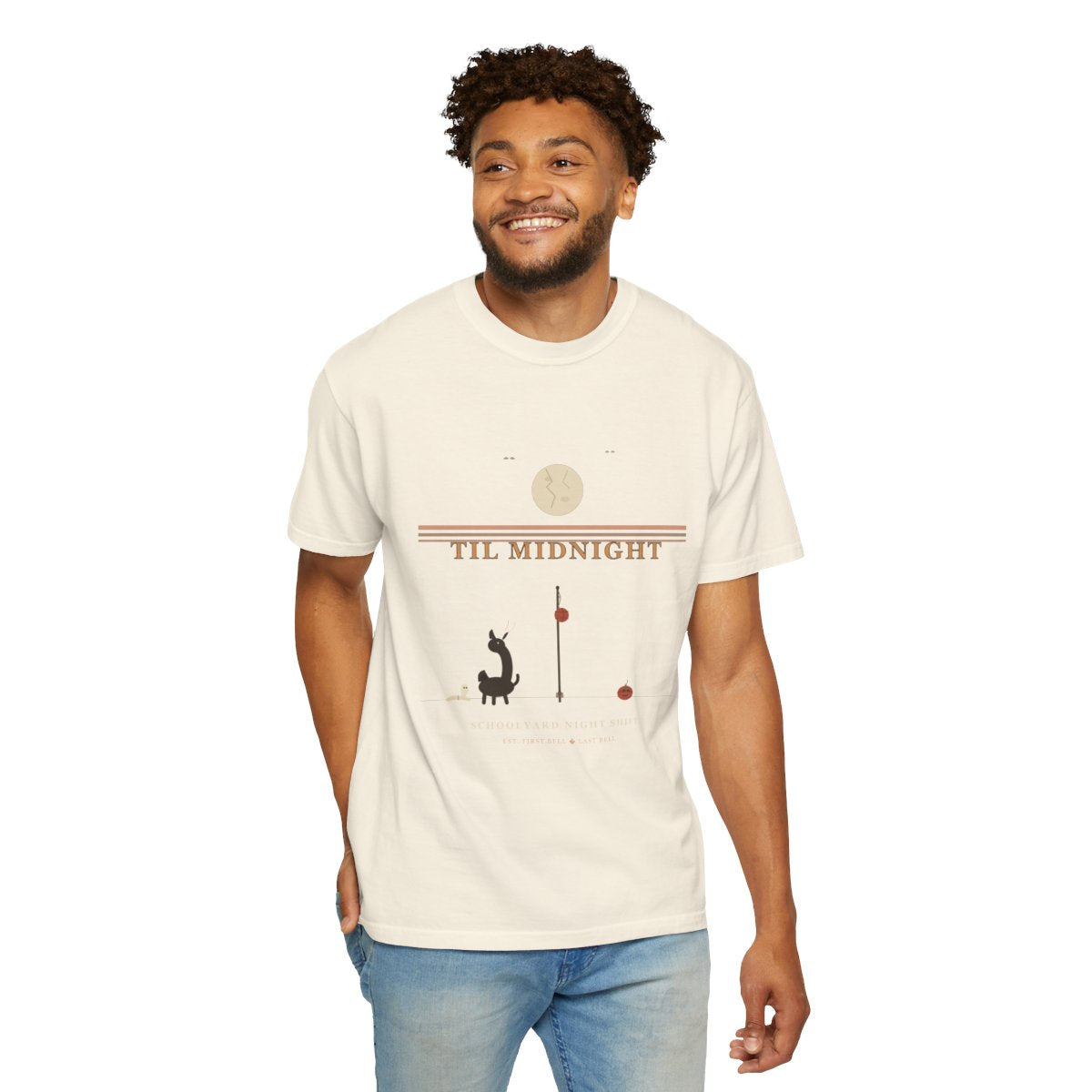 Recess Duty Til Midnight Tee - Ivory