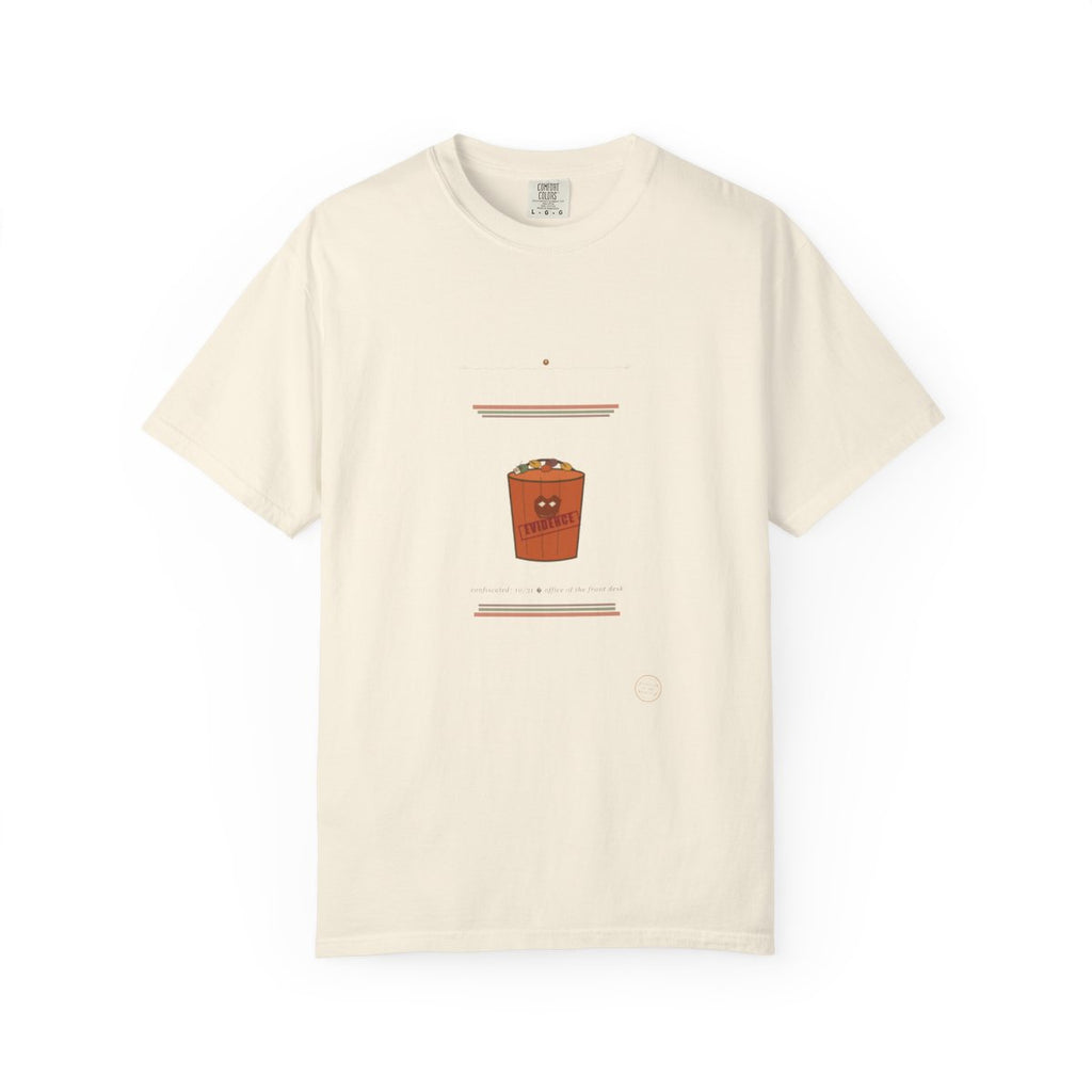 Room 12 Candy Confiscation Unit Tee flat front in Ivory