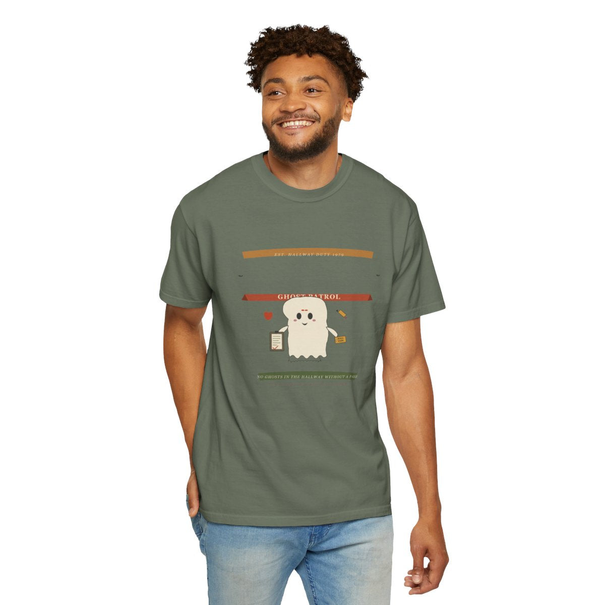 Room 12 Ghost Patrol Tee - Moss