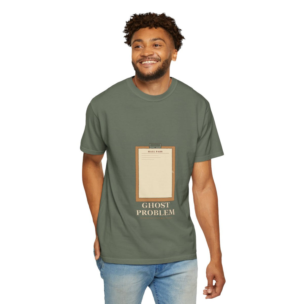 Room 12 Has A Ghost Problem Tee - Moss