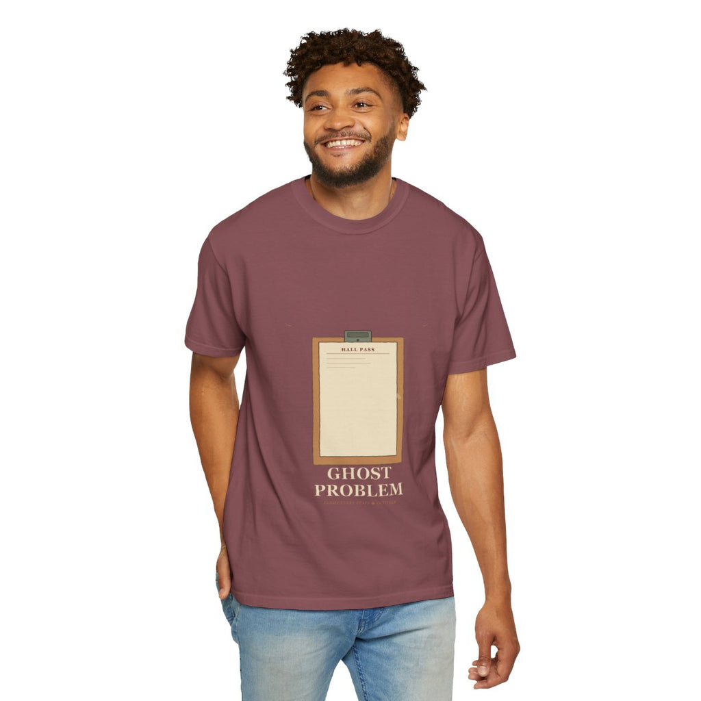Room 12 Has A Ghost Problem Tee - Brick