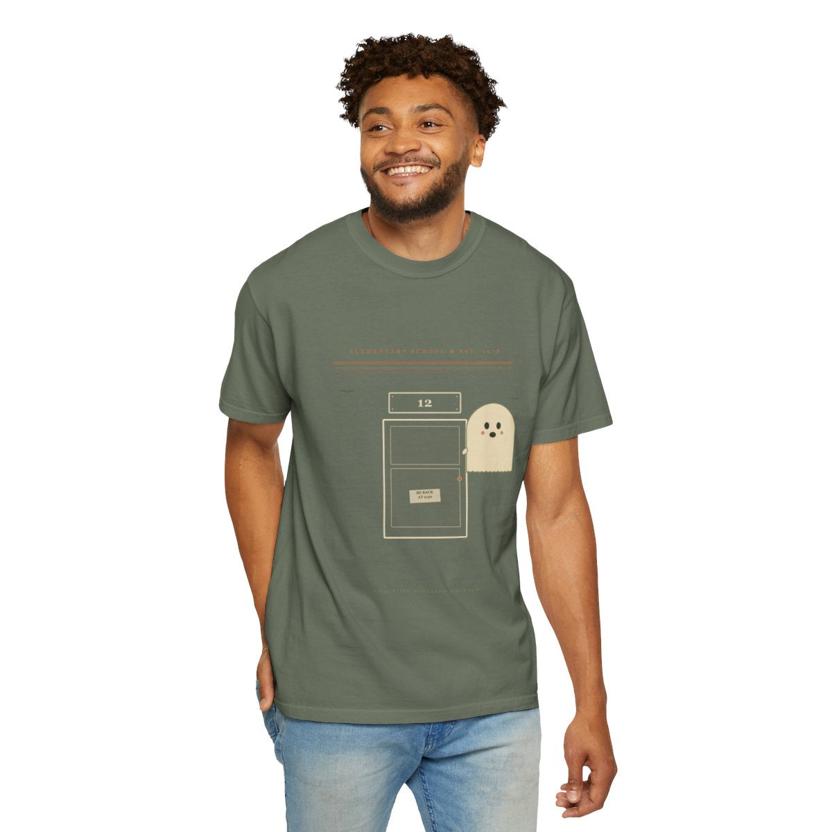 Room 12 Haunted After 2:30 Tee - Moss