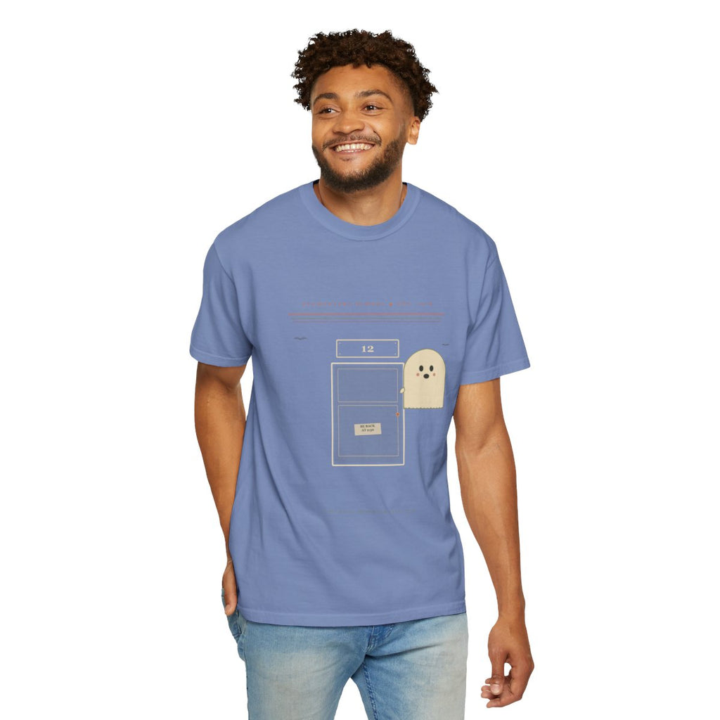 Room 12 Haunted After 2:30 Tee - Washed Denim