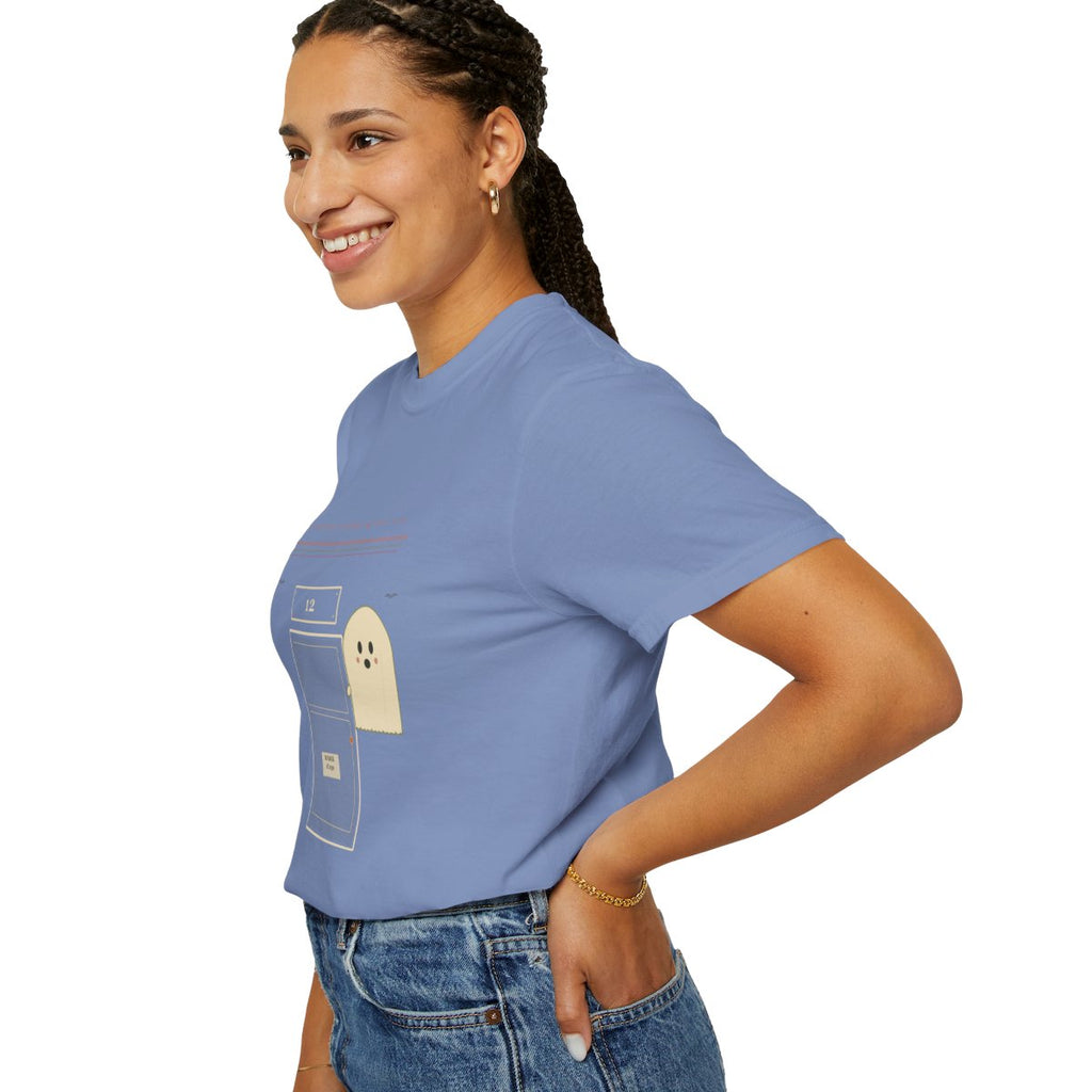 Room 12 Haunted After 2:30 Tee - Washed Denim