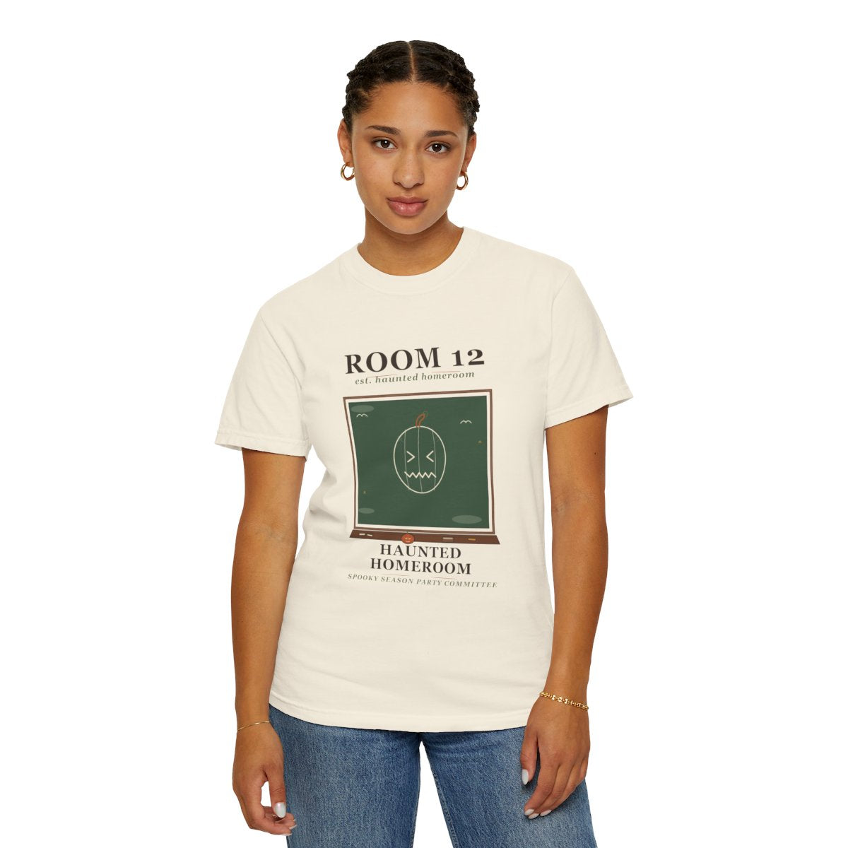Room 12 Haunted Homeroom Tee - Ivory