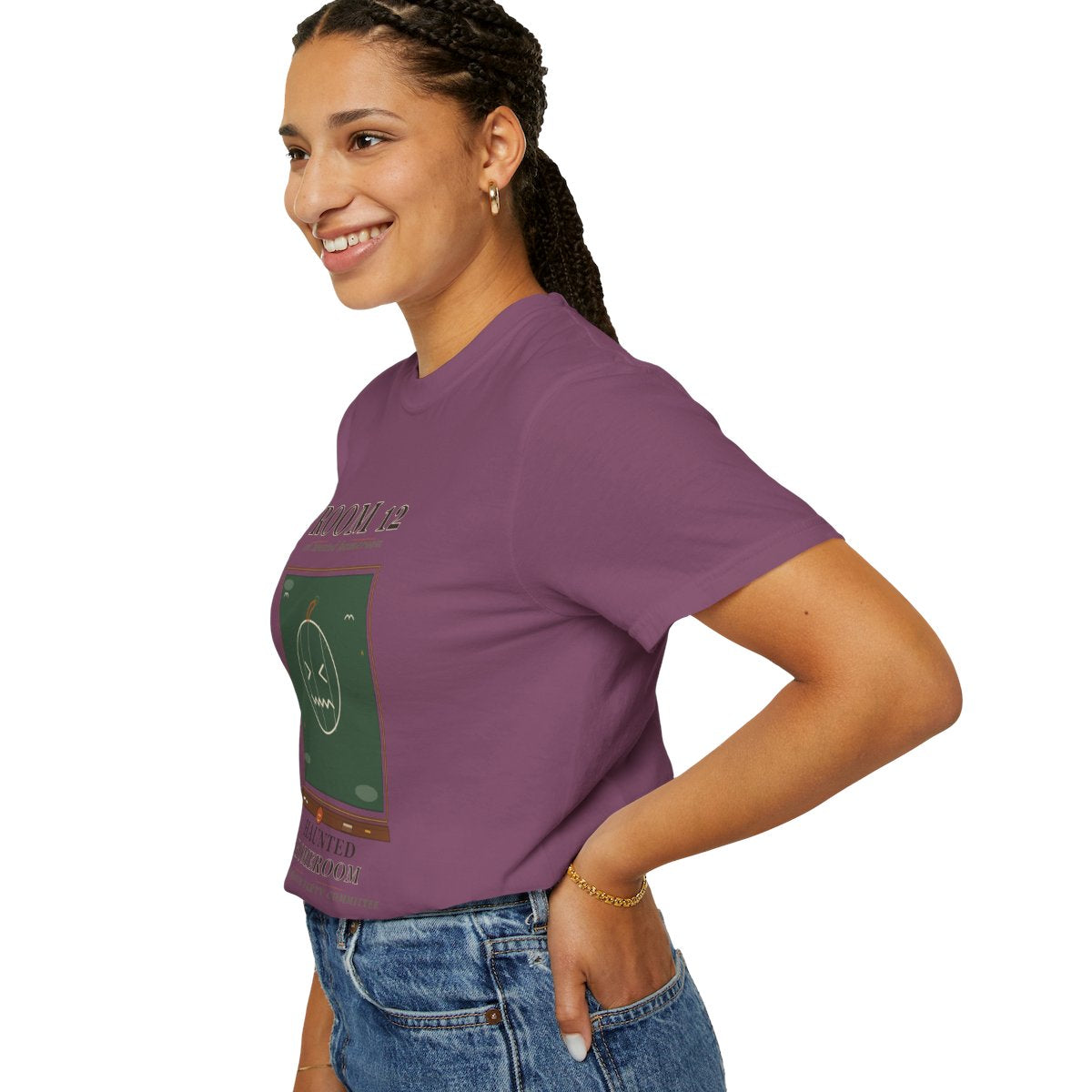 Room 12 Haunted Homeroom Tee - Berry