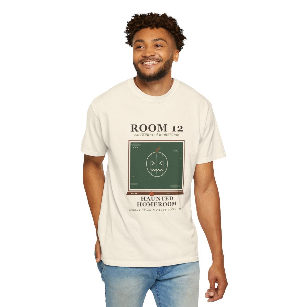 Room 12 Haunted Homeroom Tee - Ivory