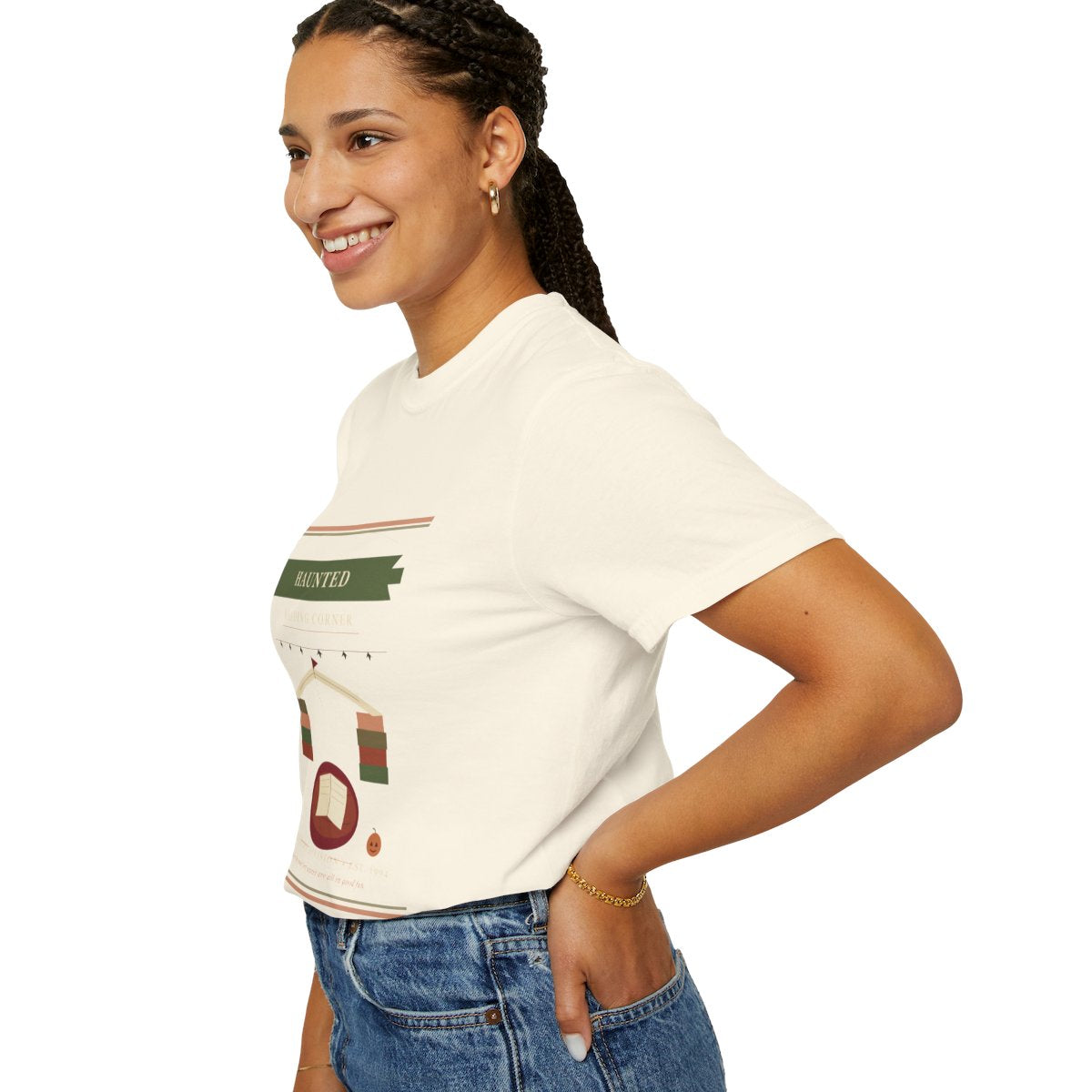 Room 12 Haunted Reading Corner Tee - Ivory