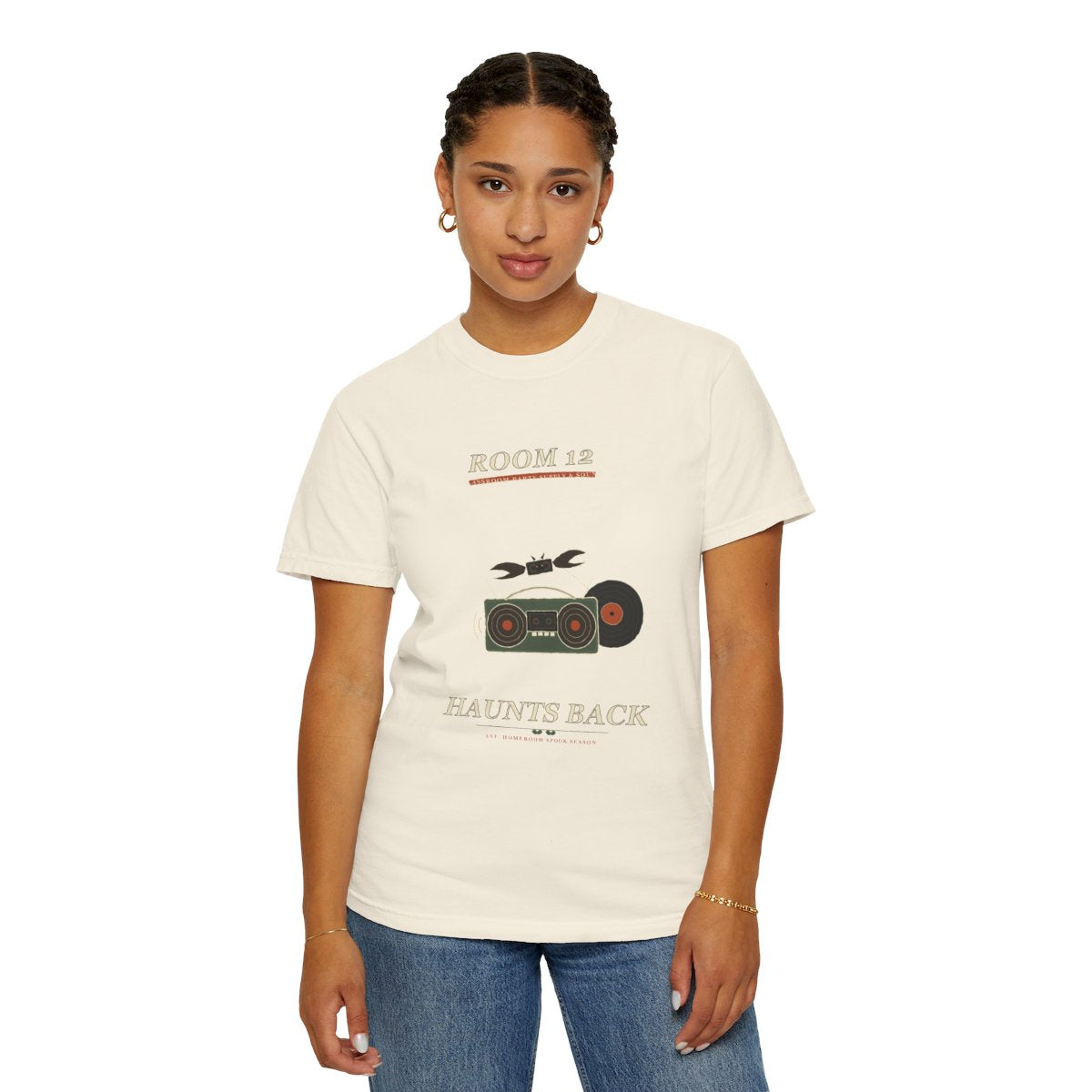 Room 12 Haunts Back Tee - Ivory