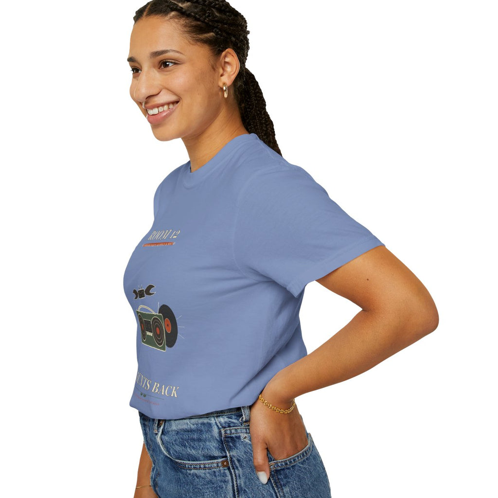 Room 12 Haunts Back Tee - Washed Denim