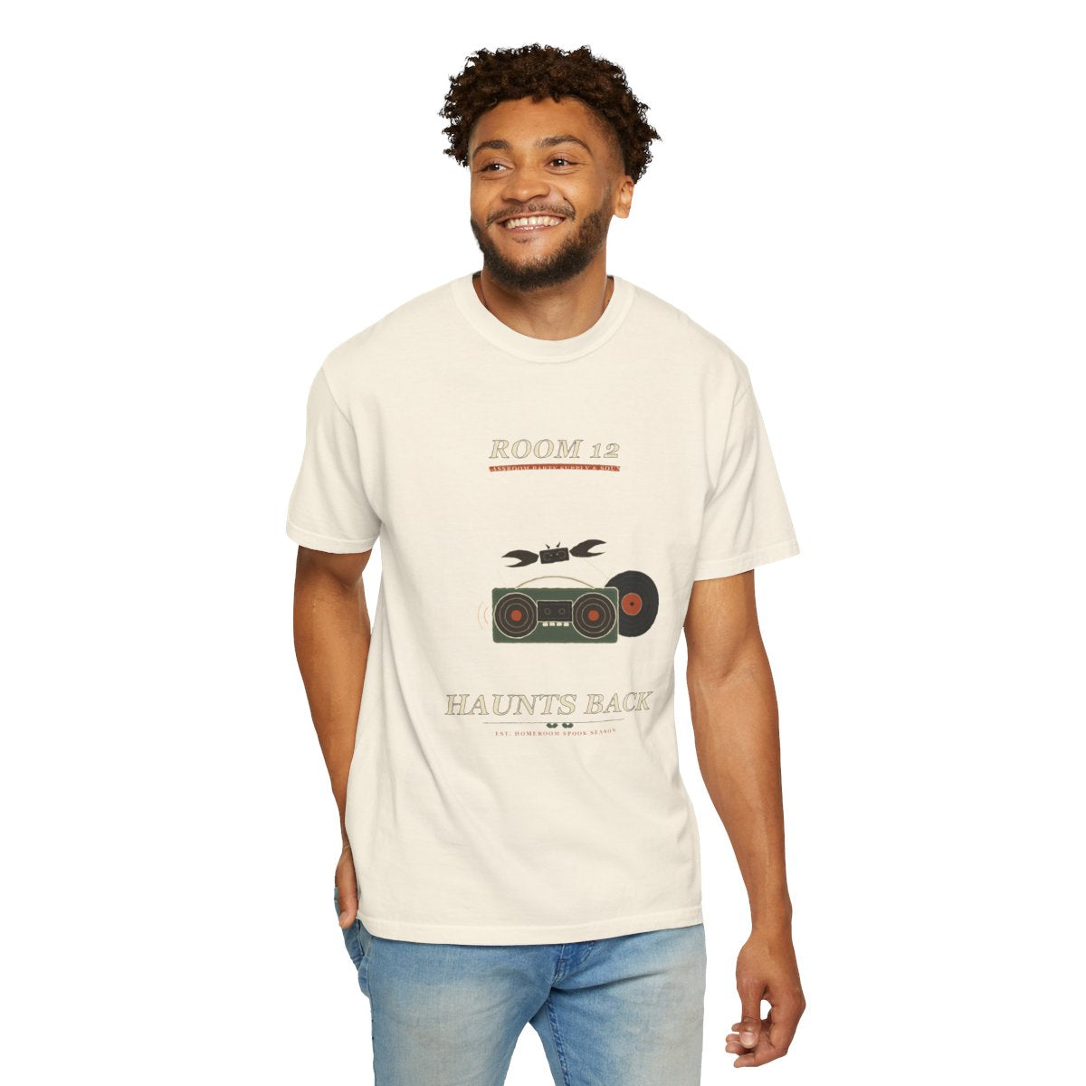 Room 12 Haunts Back Tee - Ivory