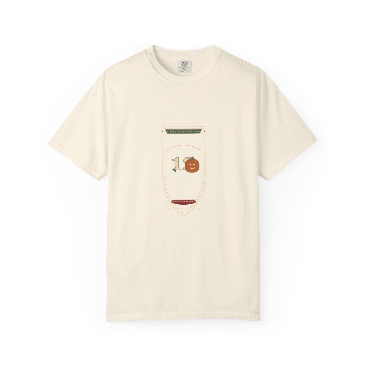 Room 12 Pumpkin Patch Tee flat front in Ivory