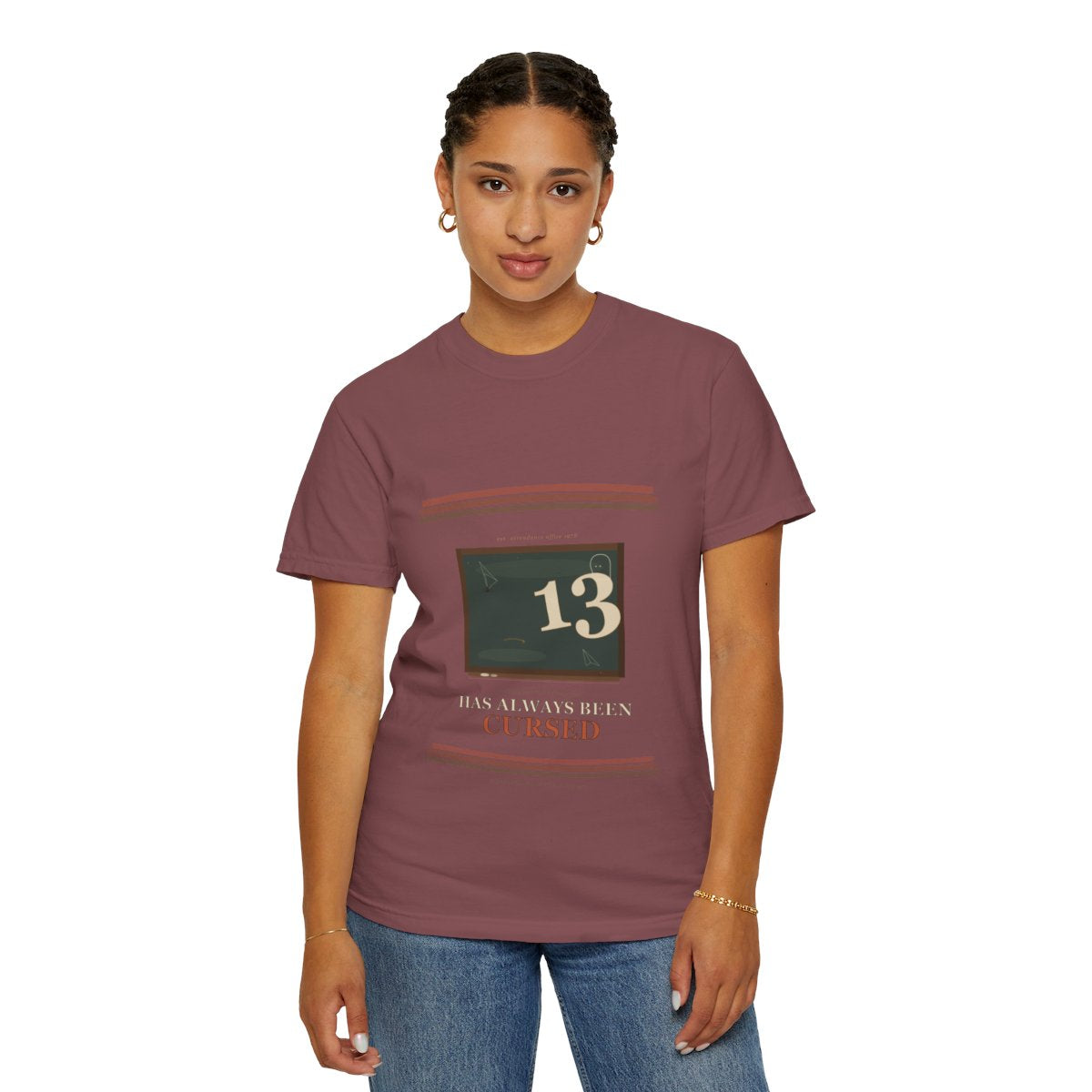 Room 13 Has Always Been Cursed Tee - Brick