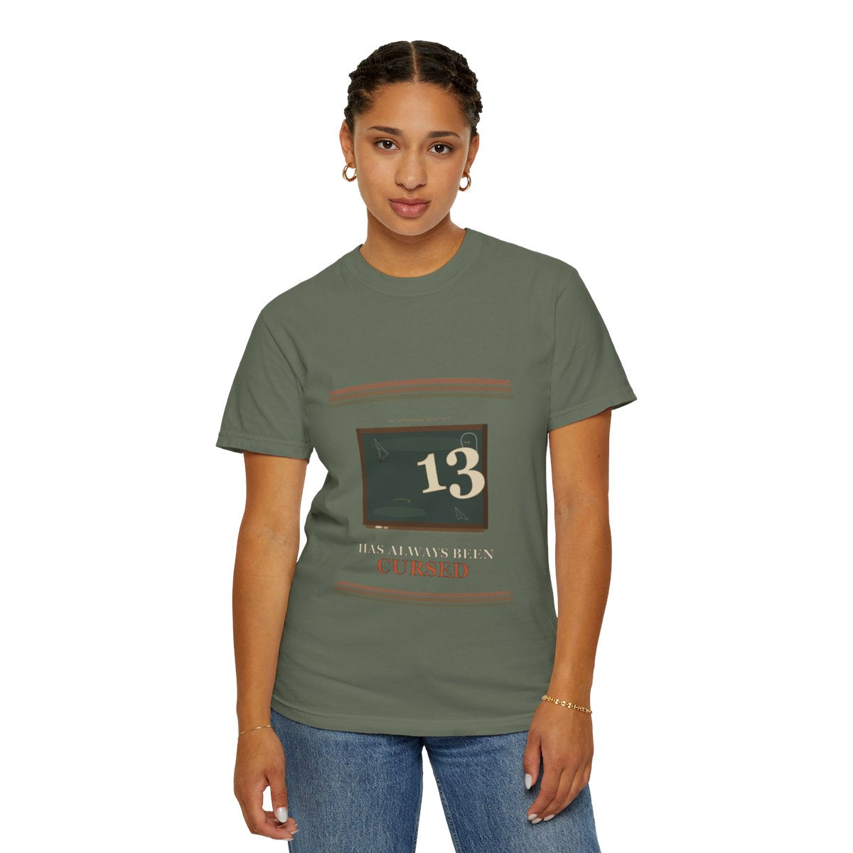 Room 13 Has Always Been Cursed Tee - Moss