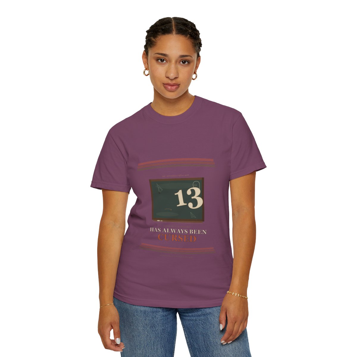 Room 13 Has Always Been Cursed Tee - Berry
