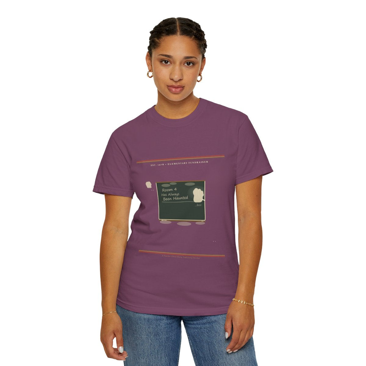 Room 4 Has Always Been Haunted Tee - Berry