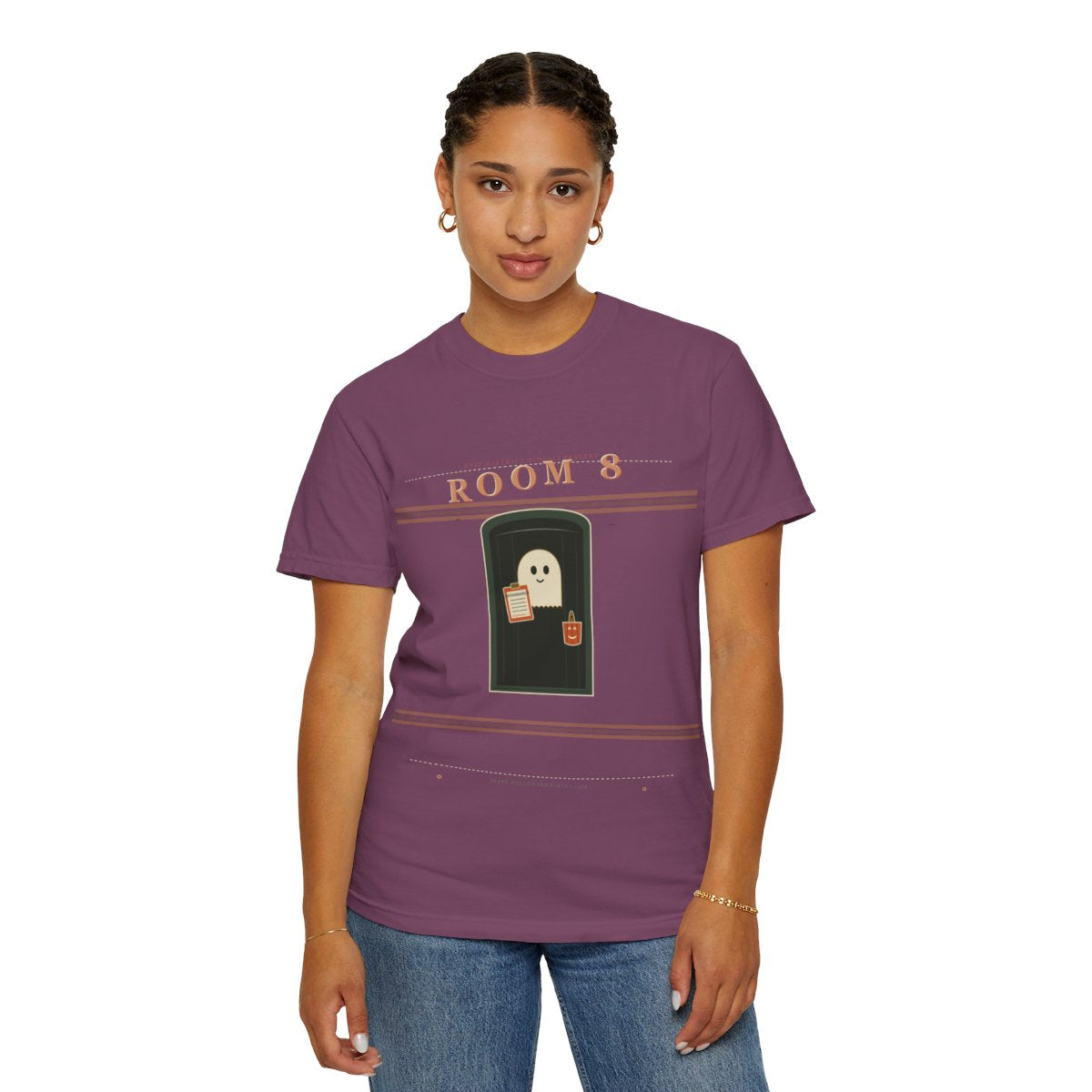 Room 8, Every October Tee - Berry