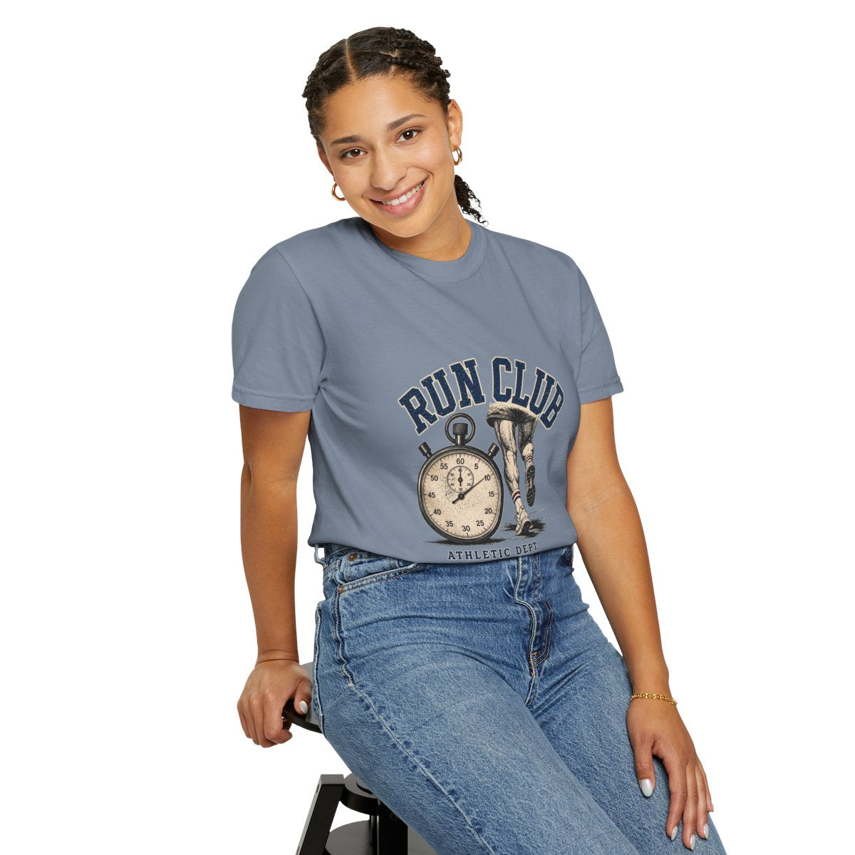 Run Club Athletic Dept. Tee | Vintage Running Shirt | Runner Gift Tee