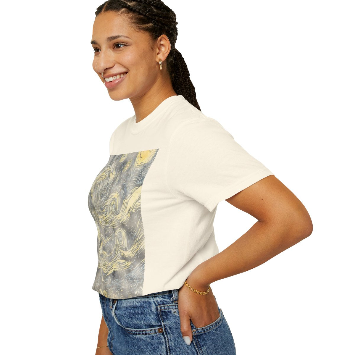 Starry Night, 1889 Tee - Ivory