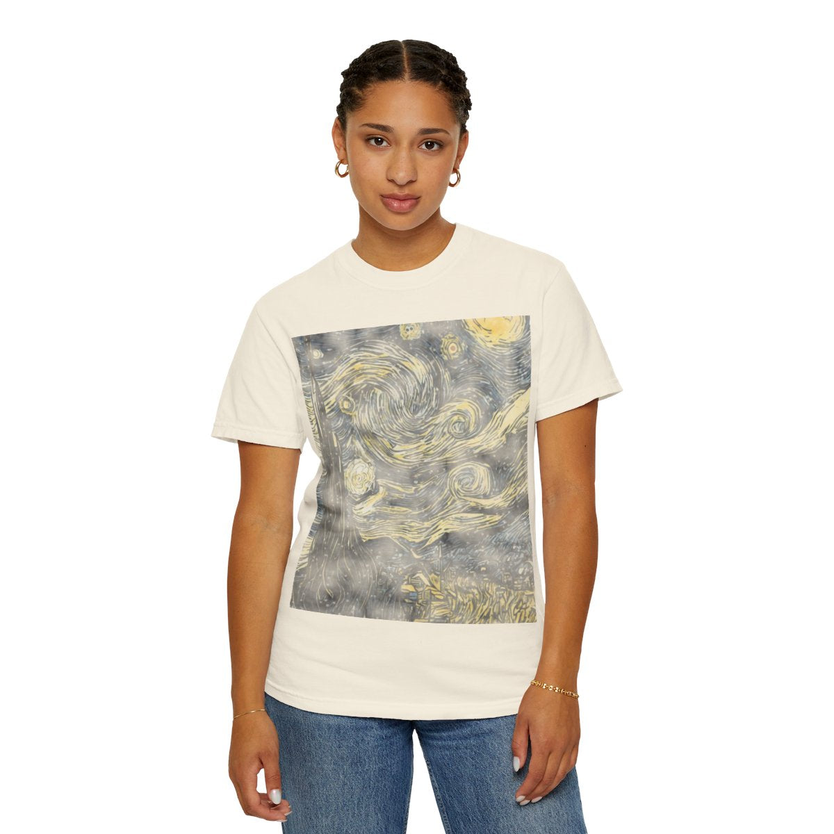 Starry Night, 1889 Tee - Ivory